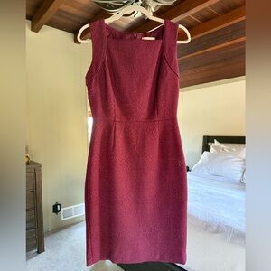 Banana Republic Rich Burgundy Midi Dress